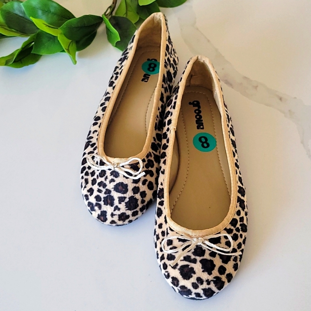 NWOT Leopard Ballerina Flats Shoes